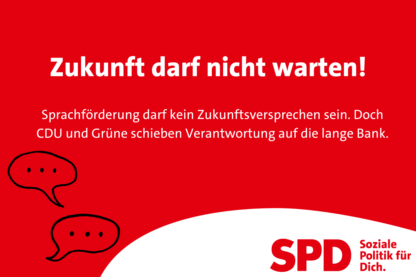 Die Landesregierung von CDU und Grünen verspielt mutwillig die Zukunftschancen vieler Kinder