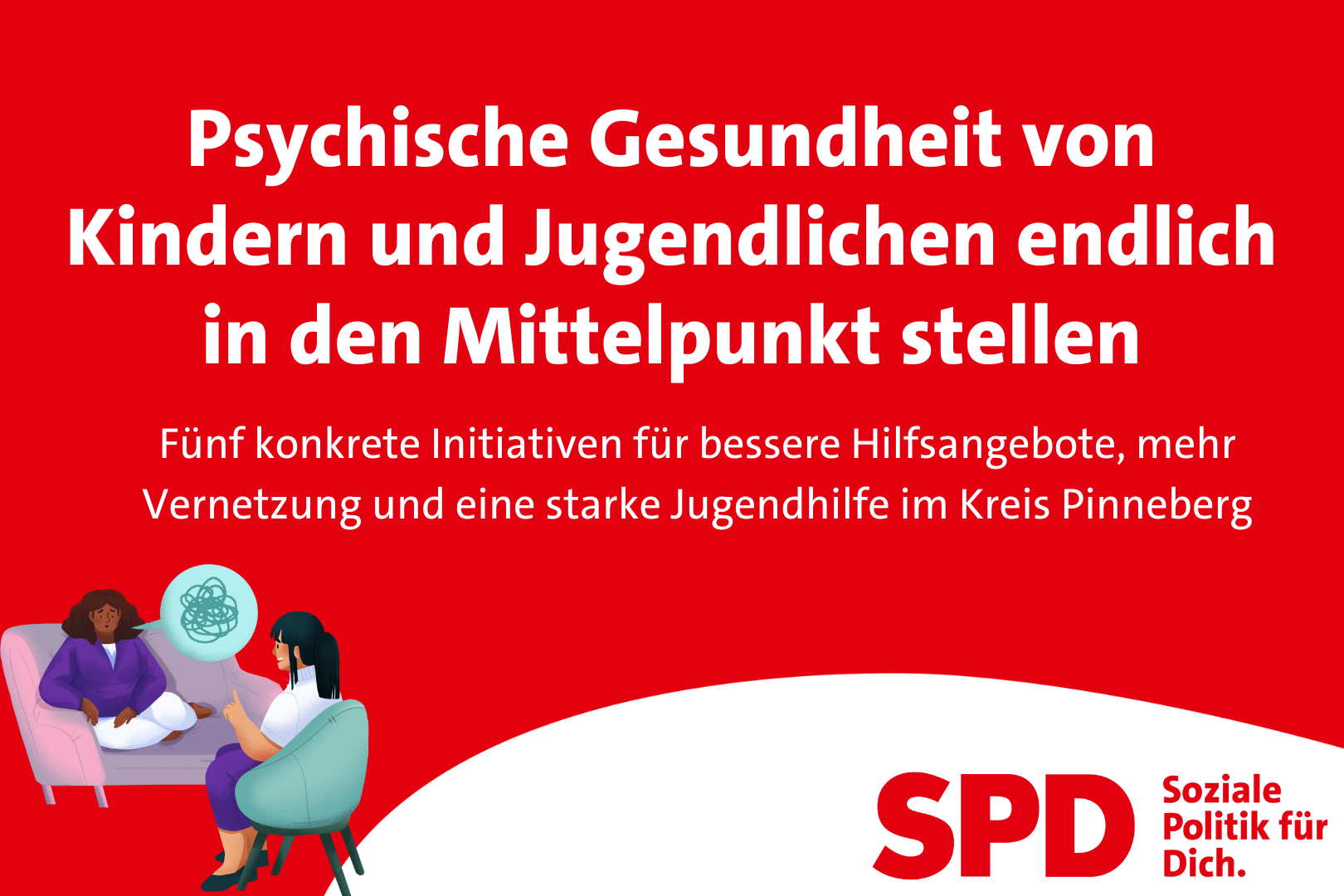 Die psychische Gesundheit von Kindern und Jugendlichen stärker in den Mittelpunkt rücken